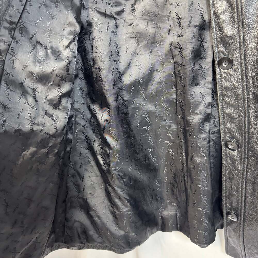 Wilsons Leather Black Men’s Jacket Size L - Picture 3 of 9